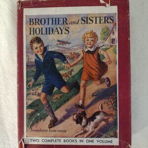 Antique 1921 Children's Holidays Hardcover Book W/Original Dust cover